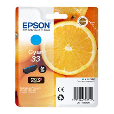 Epson Cartucho T3342 Cian Xp530630